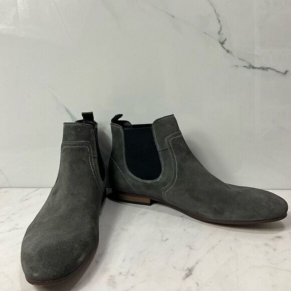 THE RAIL Suede Leather Ankle Boots - Picture 1 of 9